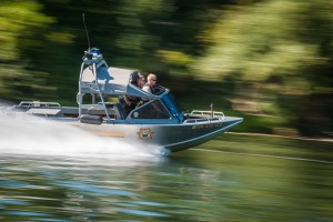 LCSO Marine Patrol on the water.