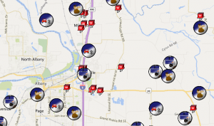snapshot of Crime/Incident Map